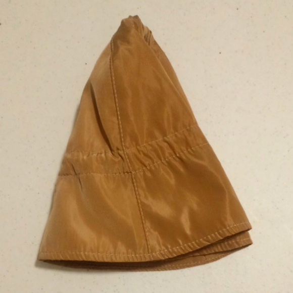 ☀️💦Foldable Packable Sun Rain Waterproof Tan Khaki Bucket Beach Hat PRICE FIRM - Picture 3 of 6